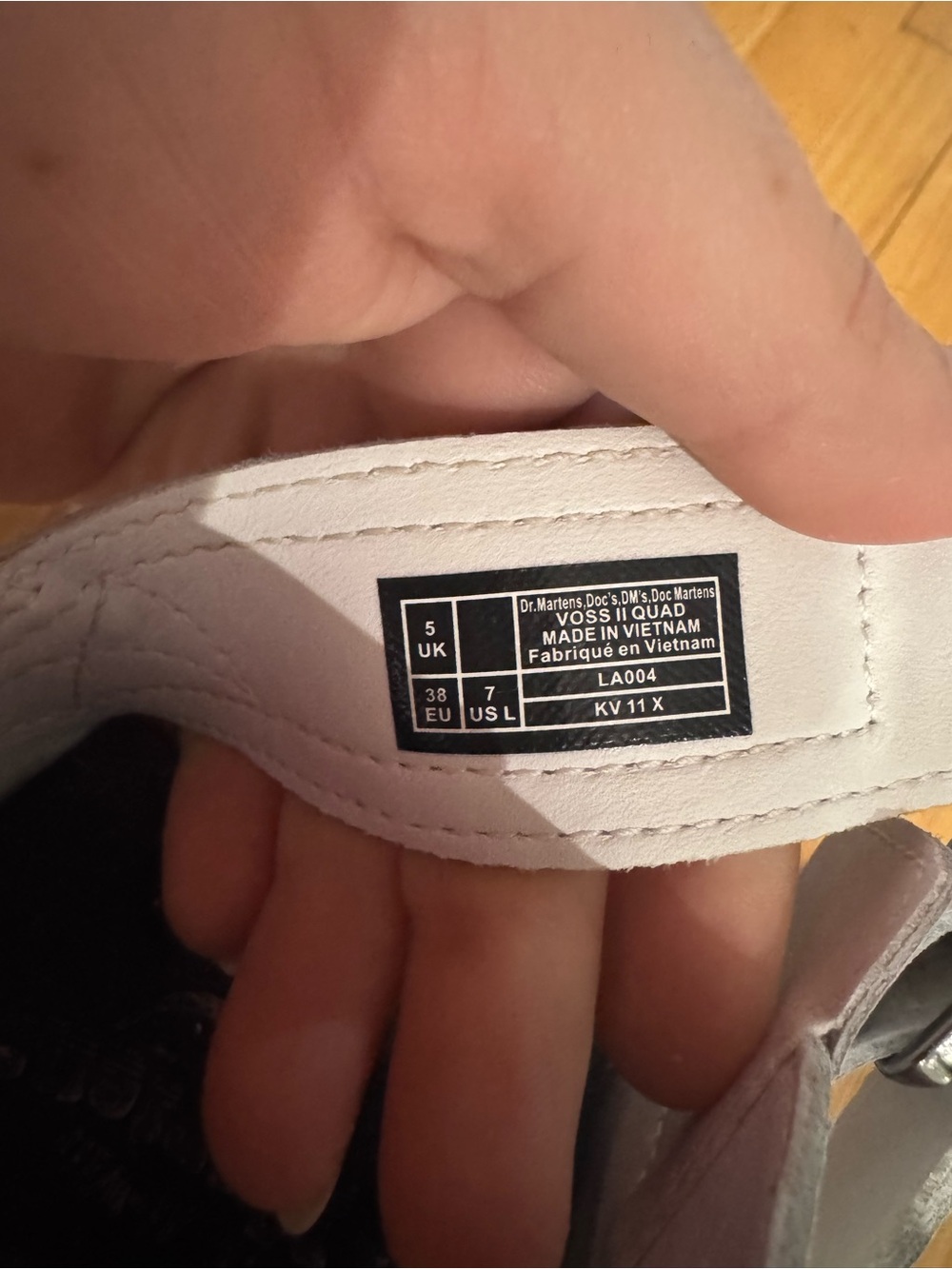 Women’s Doc Martens Voss II Quad White Sandal - Picture 7 of 7